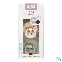 Afbeelding in Gallery-weergave laden, Bibs 1 Fopspeen Duo Sage Ivory
