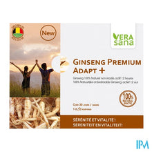 Charger l'image dans la galerie, Ginseng Premium Adapt + Caps 30 Vera Sana
