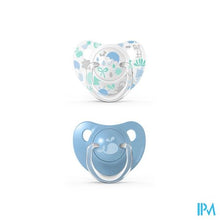 Afbeelding in Gallery-weergave laden, Suavinex Memories Soother Sil Flat +18m Blue Duo
