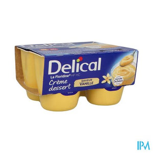 Delical Creme Dessert La Floridine Vanille 4x200g