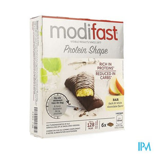 Modifast Intensive Control Reep Zwart-wit Choco 6