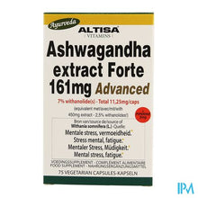 Afbeelding in Gallery-weergave laden, Altisa Ashwagandha Forte 161mg Advanced Caps 75
