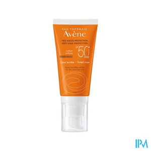 Avene Zon Spf50+ Zonnecreme Getint 50ml
