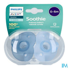 Afbeelding in Gallery-weergave laden, Philips Avent Fopspeen +0m Soothie Mix 2
