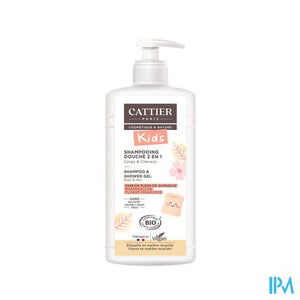 Cattier Shampoo Kids 2in1 Marshmallow Bloem 500ml
