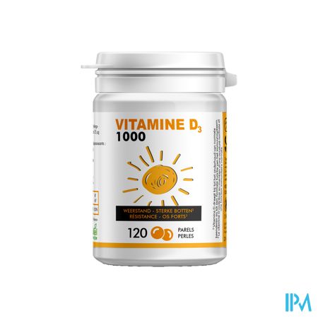 Soria Vitamine D 1000 Iu Parels 120