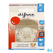 Afbeelding in Gallery-weergave laden, Difrax Fopspeen Natural 18m+ Cliniclowns
