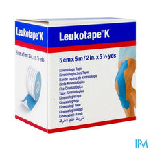 Afbeelding in Gallery-weergave laden, Leukotape K Kleefwindel Elast Blauw 5,0cmx5m 1
