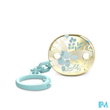 Load image into Gallery viewer, Suavinex Gold Soother Chain Blue

