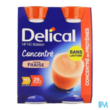 Charger l'image dans la galerie, Delical Geconcentr. Aardbei 4x200ml
