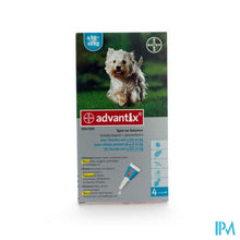 Afbeelding in Gallery-weergave laden, Advantix 100/ 500 Honden 4<10kg Fl 4x1,0ml
