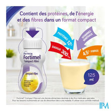Load image into Gallery viewer, Fortimel Compact Fibre Aardbei 4x125ml

