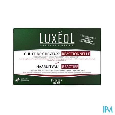 Luxeol Reactieve Haaruitval 3 Maand Caps 90