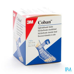 Coban 3m Rekverband Blue Rol 7,5cmx4,57m 1583p-b