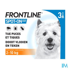 Charger l'image dans la galerie, Frontline Spot On Hond 2-10kg Pipet 3x0,67ml
