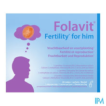 Load image into Gallery viewer, Folavit Fertility For Him Pdr 3,3g Zakje 28
