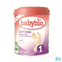 Afbeelding in Gallery-weergave laden, Babybio Optima 1 Zuigelingenmelk 800g
