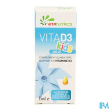 Afbeelding in Gallery-weergave laden, Vitad3 400ui Kids Vitanutrics Gutt 15ml

