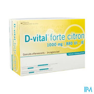 D-vital Forte Citroen 1000mg/880ie Bruis Zakjes 90