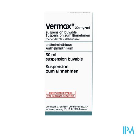 Vermox Susp 30ml 2%