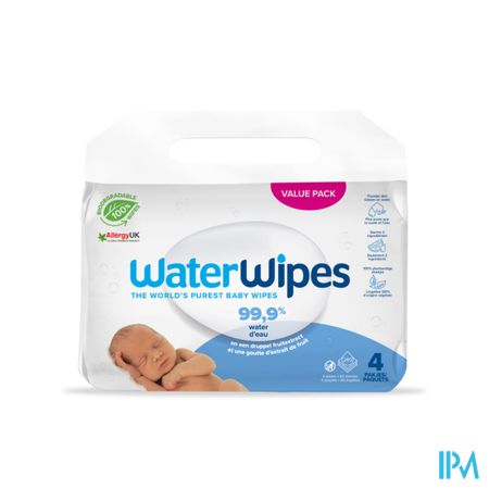 Waterwipes Biologisch Afbreekbare Doekjes 240