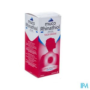 Muco Rhinathiol 5% Sir Ad Z/suiker 250ml