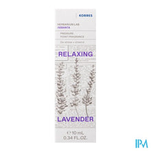 Afbeelding in Gallery-weergave laden, Korres Kb Parfum Drukpunt Relaxerend.lavendel 10ml
