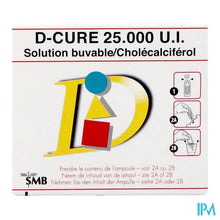 Afbeelding in Gallery-weergave laden, D-cure 25 000 I.E. - 12 Drinkbare Ampoules
