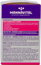 Load image into Gallery viewer, Mannavital Red Yeast Rice+berberine Plat.v-caps 60

