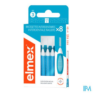 Elmex Set Interdentale Borsteltjes Iso 3 1,1mm 8