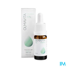 Load image into Gallery viewer, Olmavita Pharma 5% Premium CBD-olie 10ml
