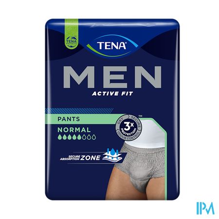 Tena Men Active Fit Pants Norm. Grijs S/m12 772702