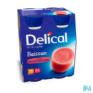 Delical Hphc 360 Rode Vruchten 4x200ml