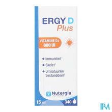 Load image into Gallery viewer, Ergy D Plus Fl 15ml Nf

