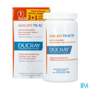 Ducray Anacaps Tri-activ Caps 90