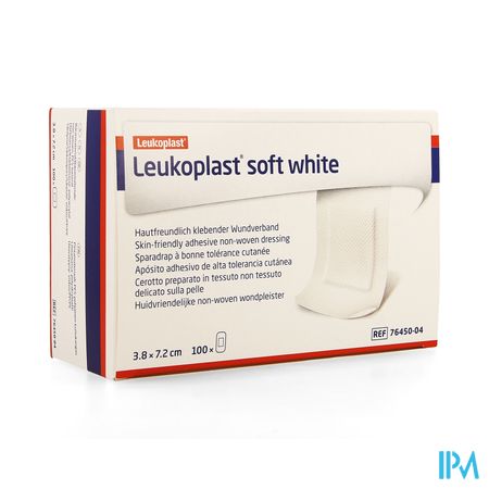 Leukoplast Soft White 38x72mm 100