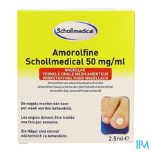 Afbeelding in Gallery-weergave laden, Scholl Amorolfine Vao 50mg/ml 2,5ml
