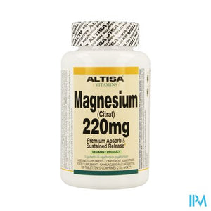 Altisa Magnesium Ctrat 220mg Tr Comp 100