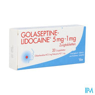 Golaseptine Lidocaine 5mg/1mg Zuigtabl 20