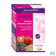 Load image into Gallery viewer, Mannavital Selenium Nf V-caps 60
