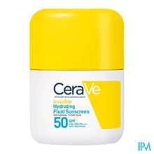 Afbeelding in Gallery-weergave laden, Cerave Sun Zonne Fluide Hydra Onzichtb.spf50 50ml
