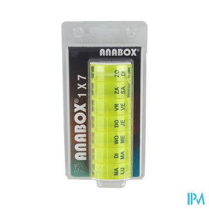 Anabox Pillendose Woche Gelb