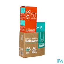 Afbeelding in Gallery-weergave laden, Svr Sleeve Sun Secure Fluide Ip50+&a/sun 50ml Grat
