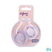 Afbeelding in Gallery-weergave laden, Difrax Dynamic Fopspeen 0-6m Prime Lilac/violet 2
