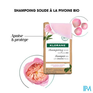 Klorane Capil. Sh Bar Pioenroos 80g