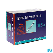 Afbeelding in Gallery-weergave laden, Bd Microfine+ Ser.ins. 0,5ml 29g 12,7mm 100 324824
