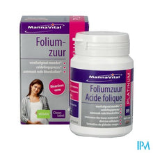 Afbeelding in Gallery-weergave laden, Mannavital Foliumzuur Platinum V-caps 90
