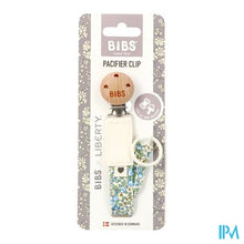 Load image into Gallery viewer, Bibs Fopspeenketting Liberty Ivory&sage

