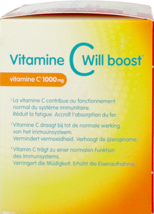 Vitamine C Will Boost Promo Verl.afgifte Tabl95+25