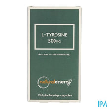 Afbeelding in Gallery-weergave laden, l-tyrosine 500mg Caps 60 Natural Energy Labophar
